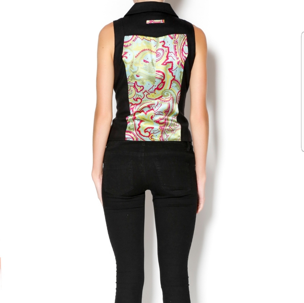 100% Silk & Wool Vest